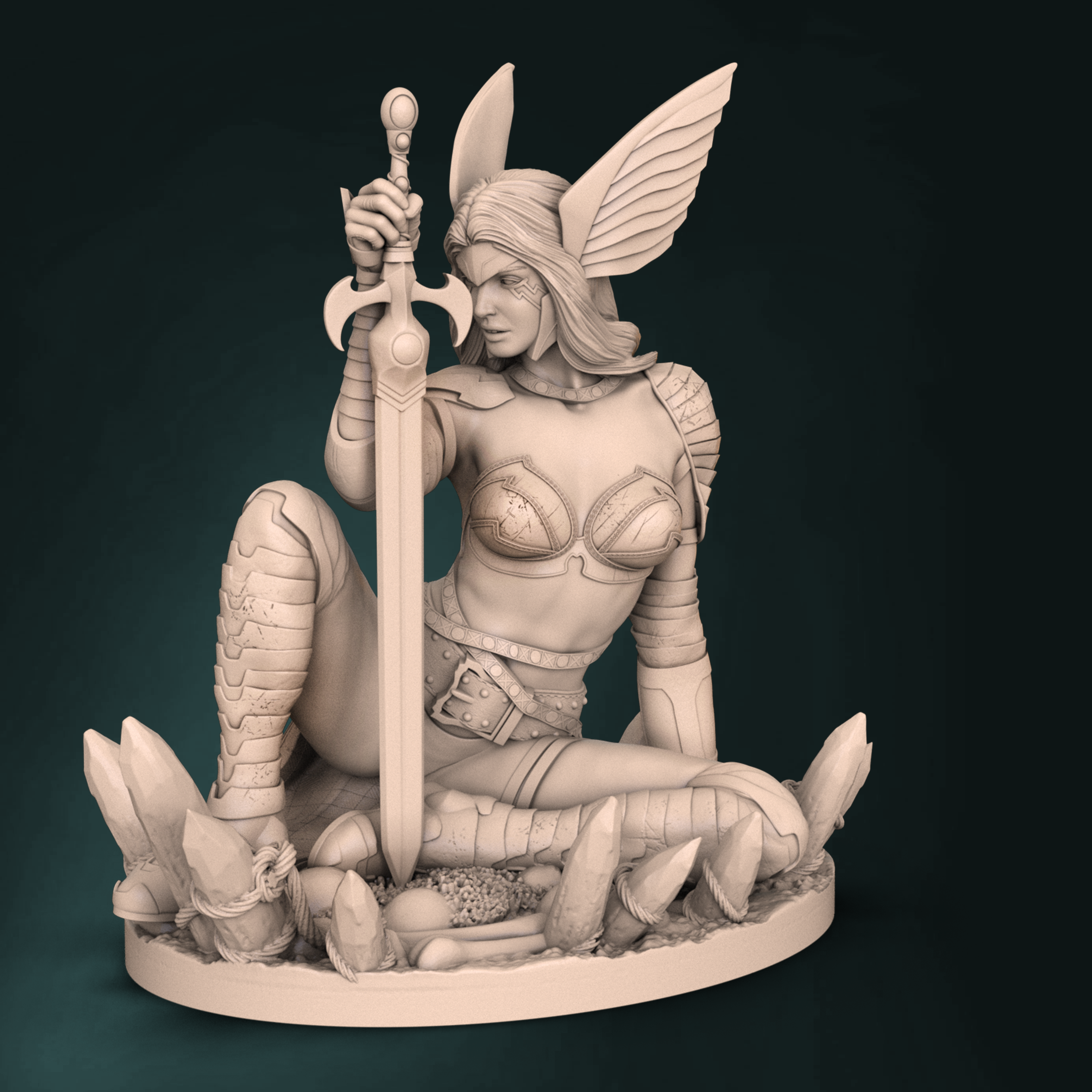 Angela 3D Printed model - Fan Art, SFW/NSFW 75mm or 180mm