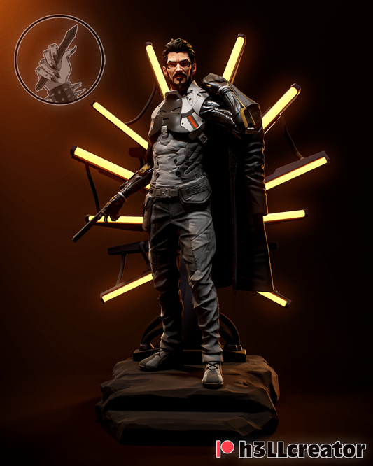 Adam Jenson -3D Printed Statue Model Kit