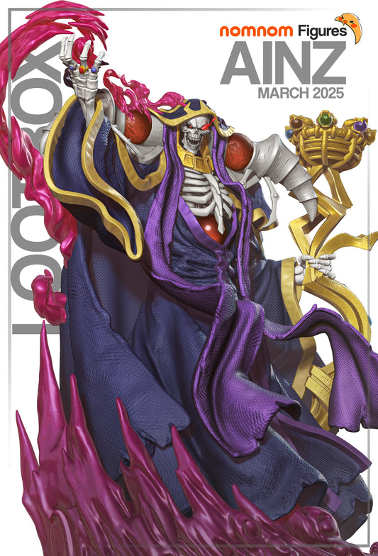 Ainz Ooal Gown (Overlord) - 3D Print - Model Kit - (Nom Nom)