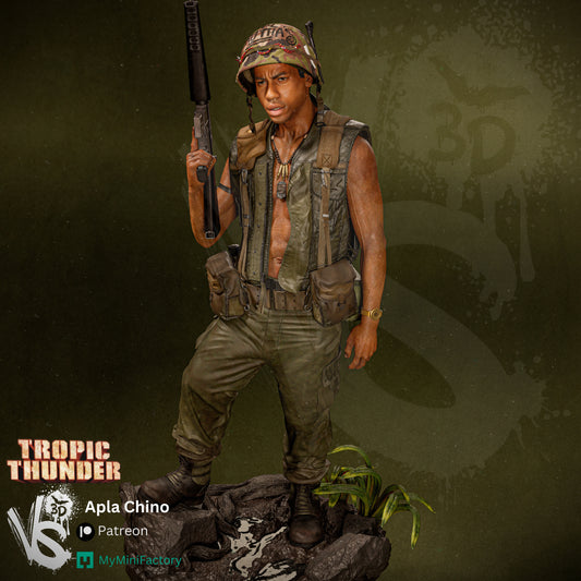 Alpa Chino (Tropic Thunder) - Unpainted and Unassembled 3D Print Kit