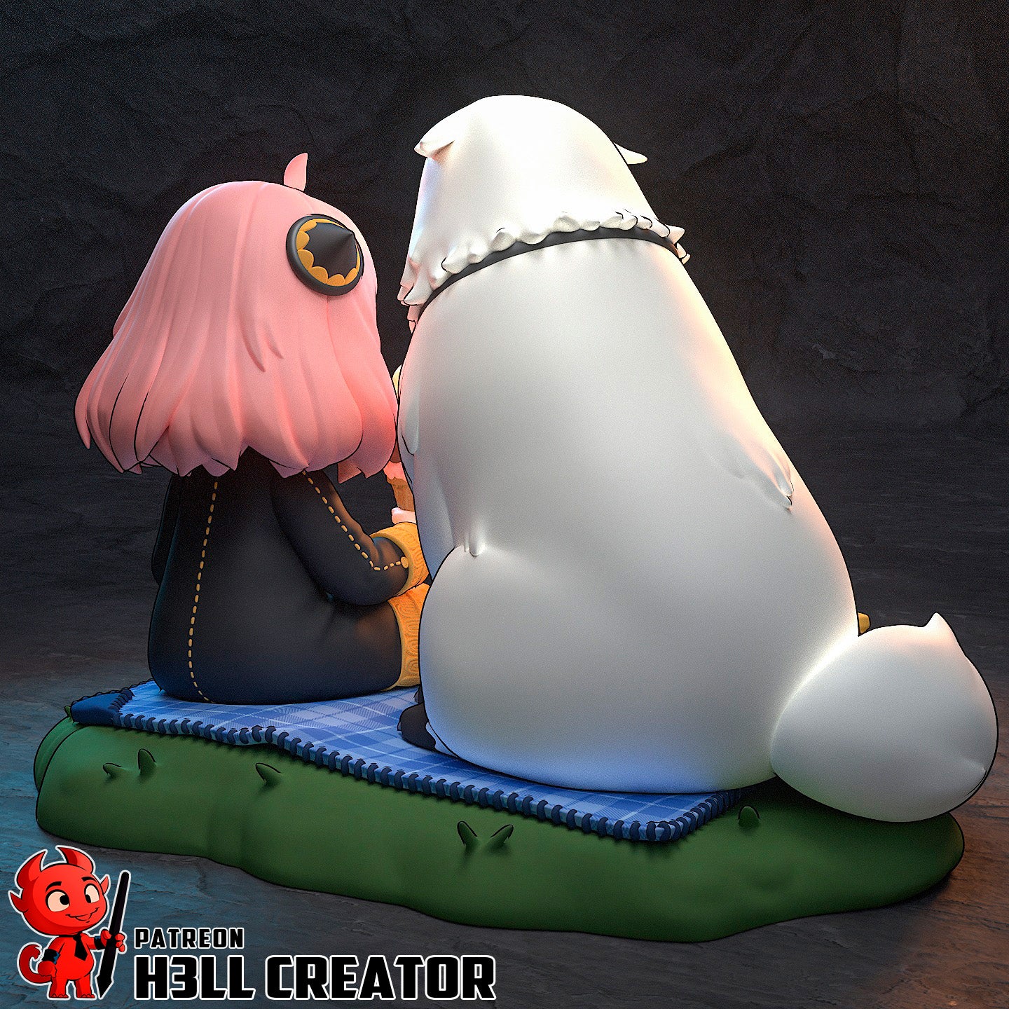 Anya (Spy X Family) - 3D Printed Model Kit