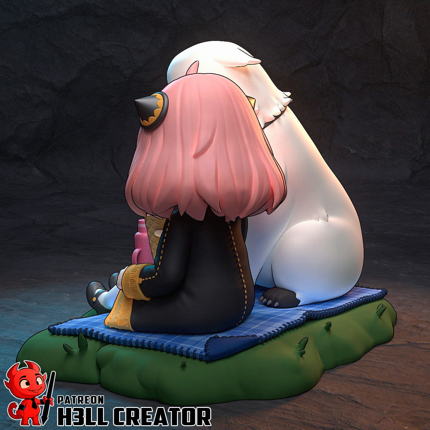 Anya (Spy X Family) - 3D Printed Model Kit