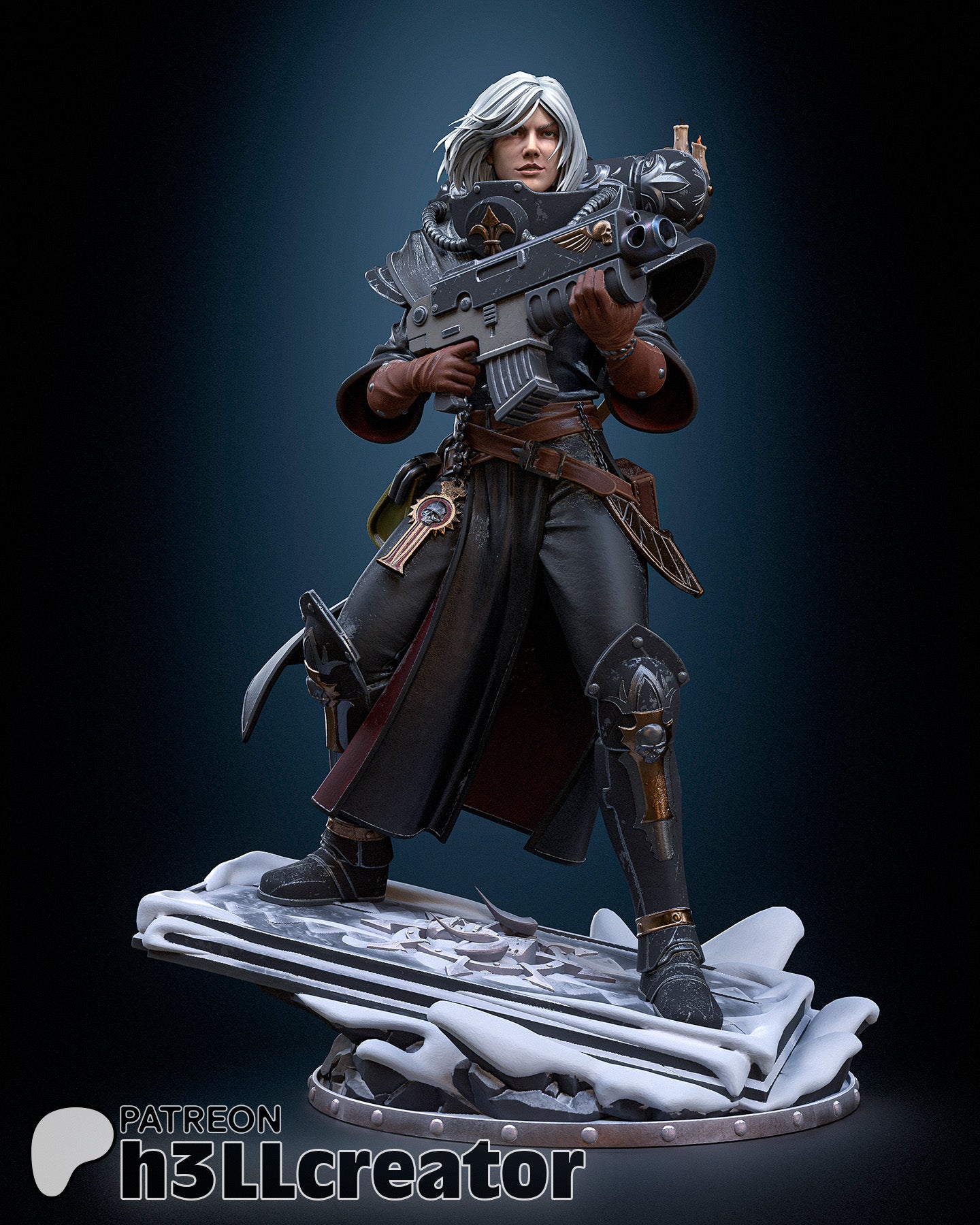 Argenta - 3D Model Statue / Bust 12 Scale