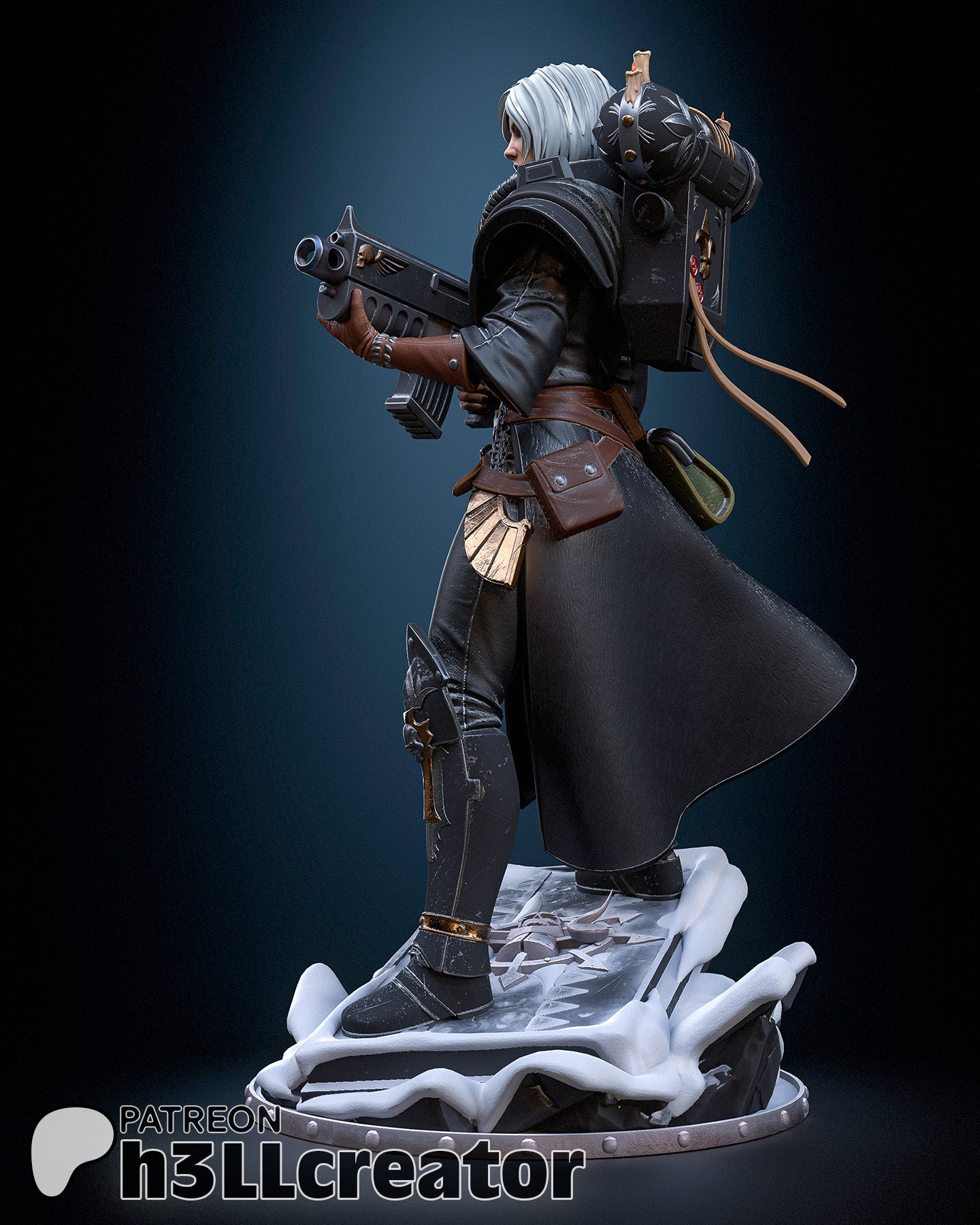 Argenta - 3D Model Statue / Bust 12 Scale