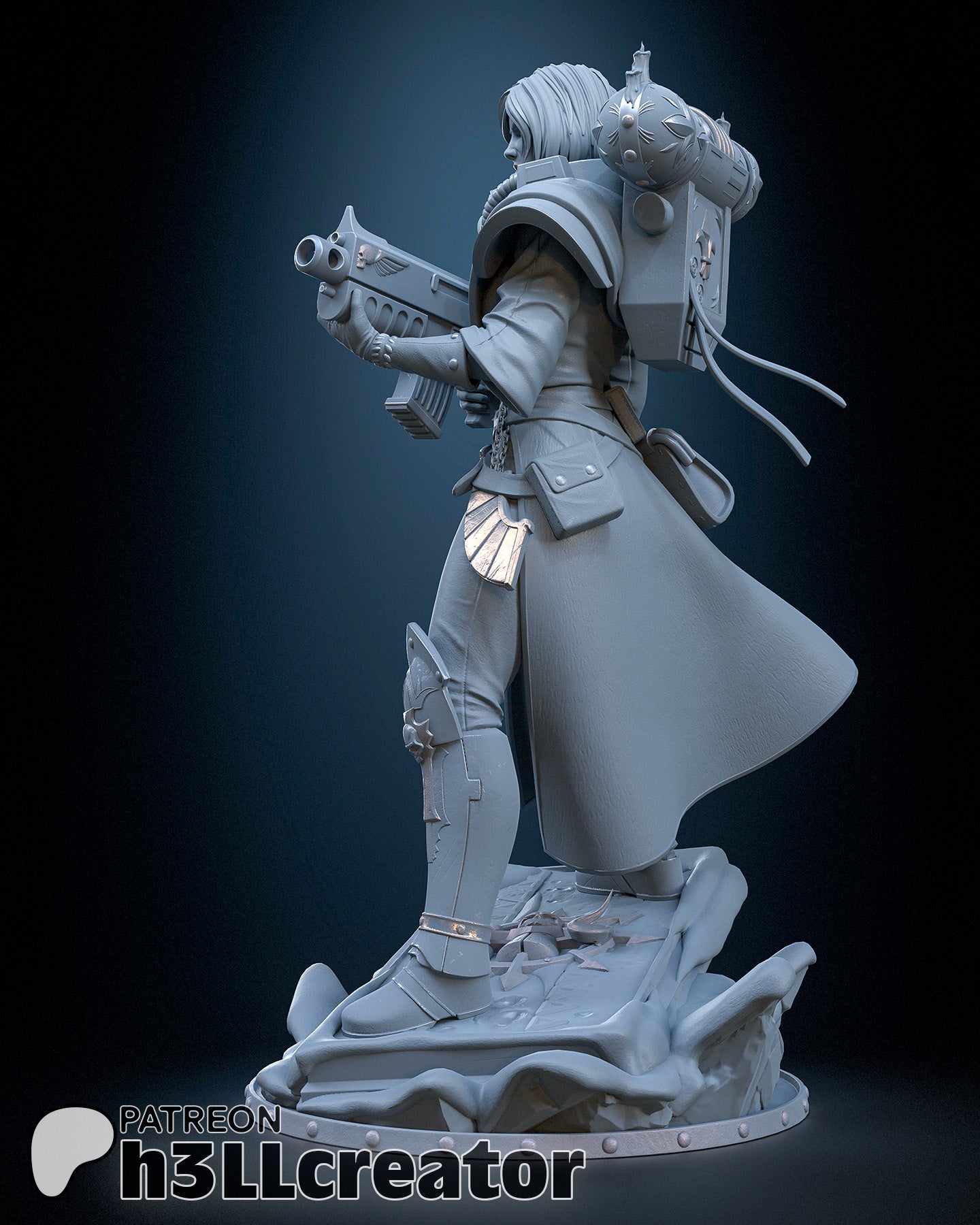 Argenta - 3D Model Statue / Bust 12 Scale