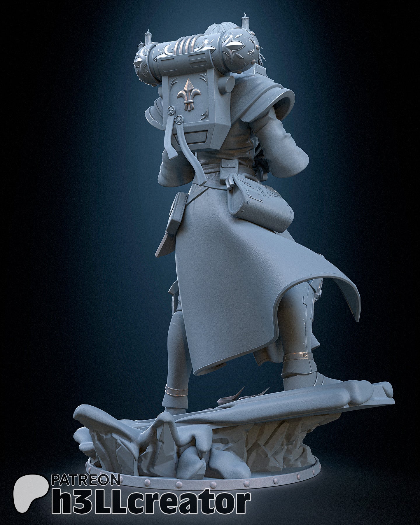 Argenta - 3D Model Statue / Bust 12 Scale