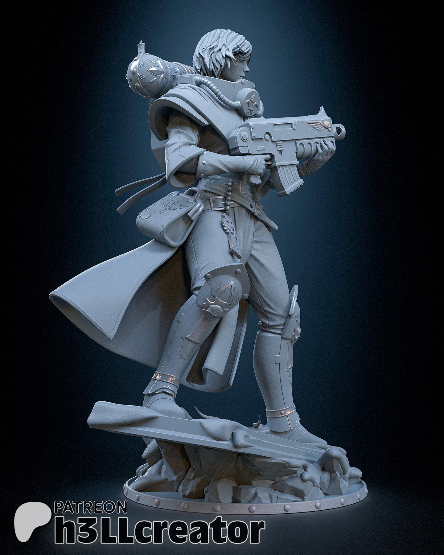 Argenta - 3D Model Statue / Bust 12 Scale
