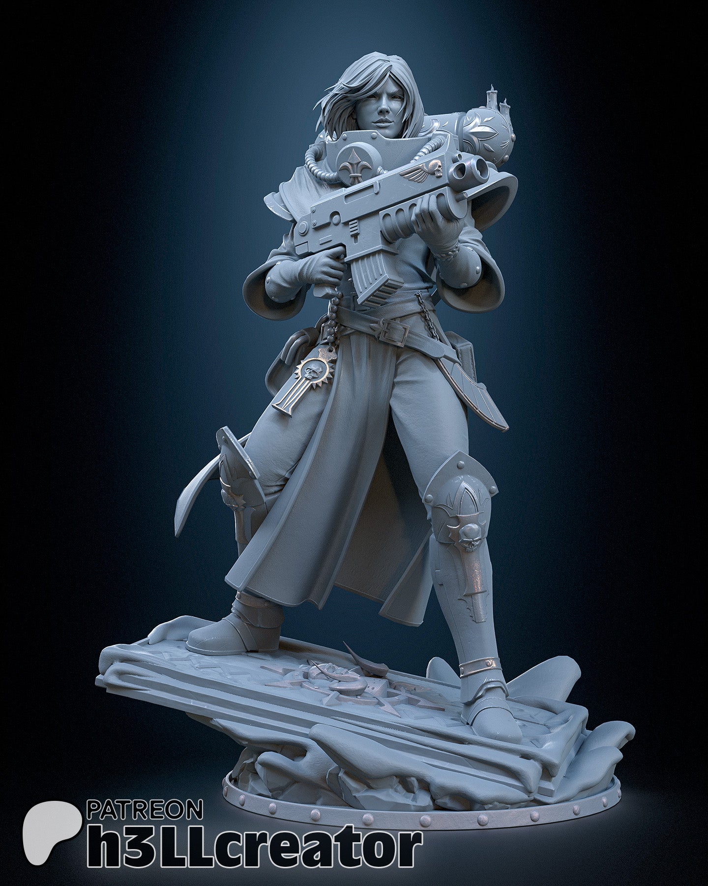 Argenta - 3D Model Statue / Bust 12 Scale