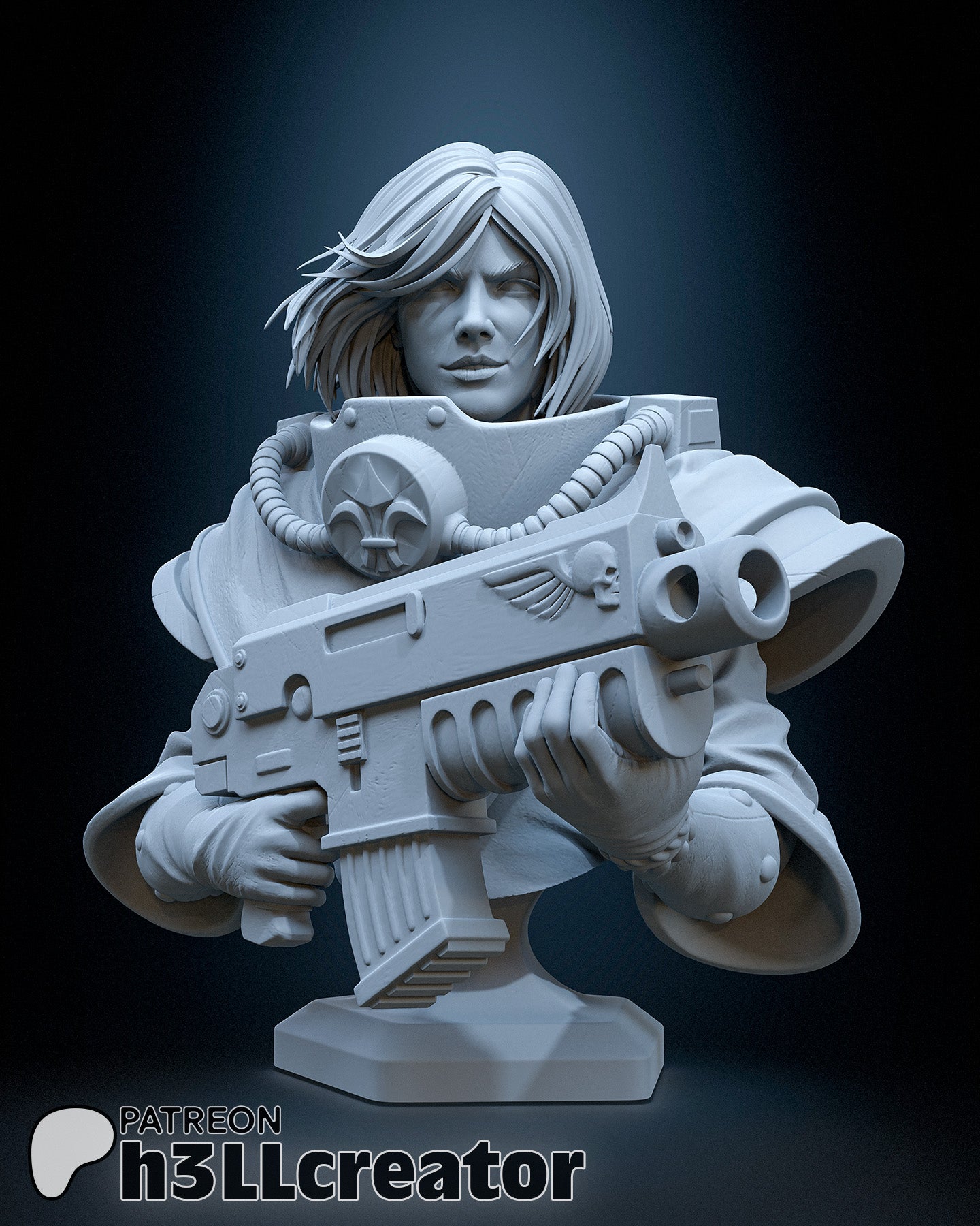 Argenta - 3D Model Statue / Bust 12 Scale