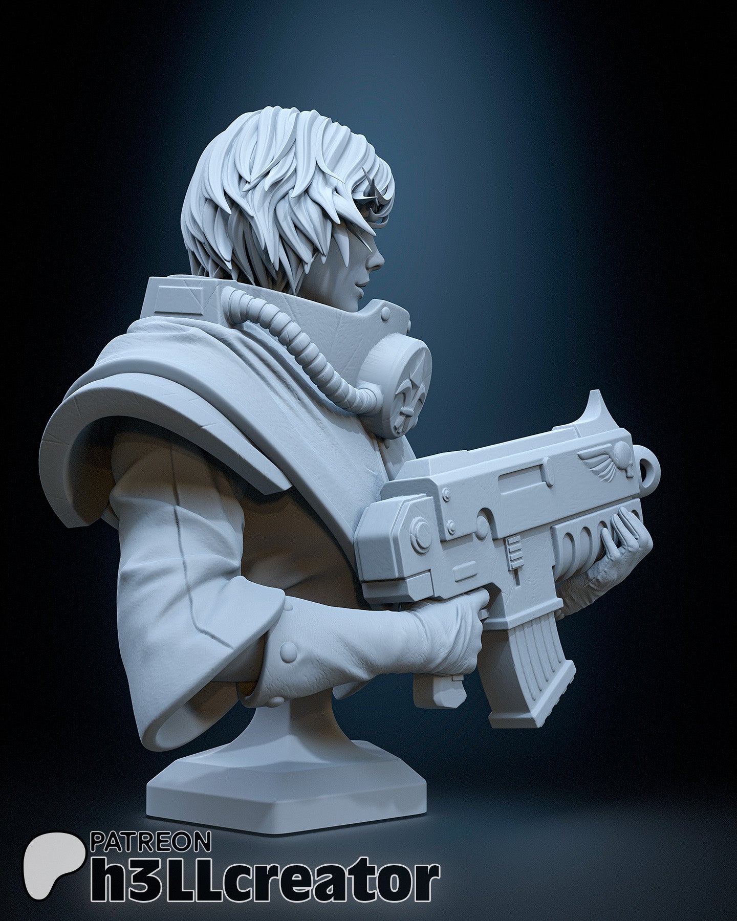 Argenta - 3D Model Statue / Bust 12 Scale