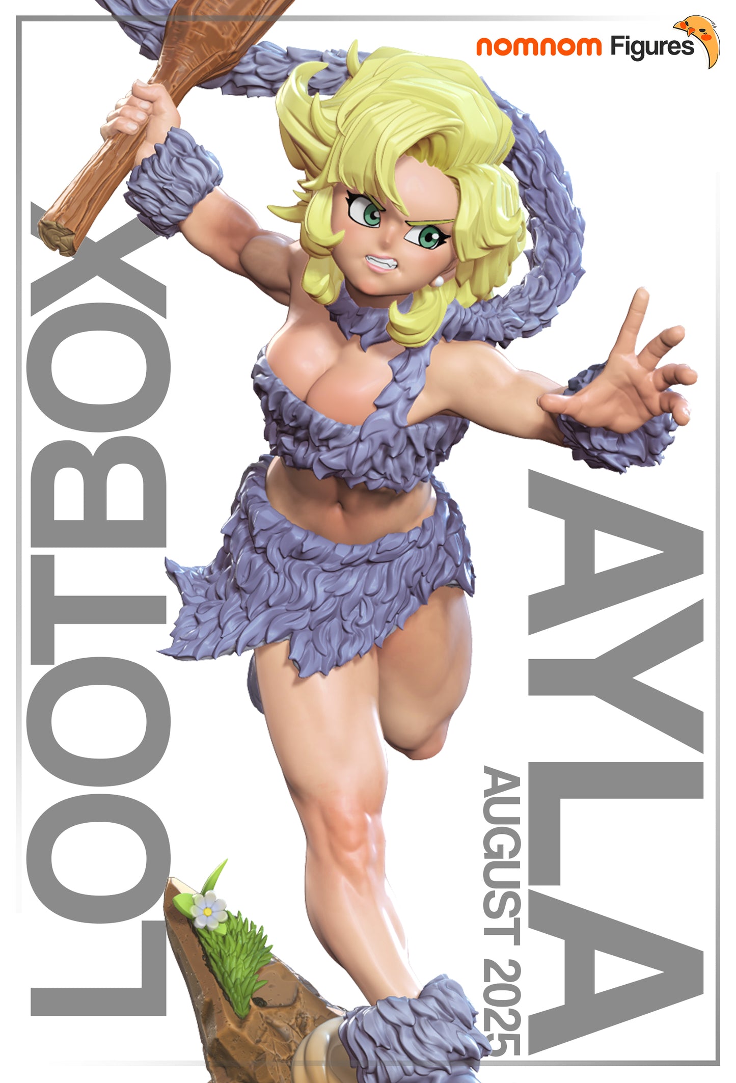 Ayla (Chrono Trigger) 3d Printed Model Kit