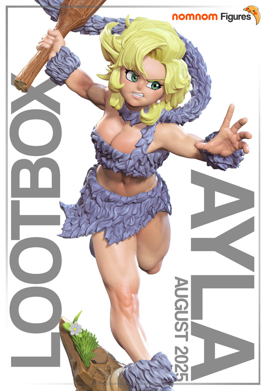 Ayla (Chrono Trigger) 3d Printed Model Kit