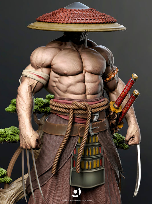 Wolverine Logan Samurai (Sculpt) Fan Art - 1/6 scale