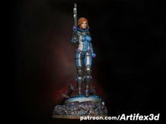 Space Warrior - 3D Print - Fan Art - 180mm SFW/NSFW