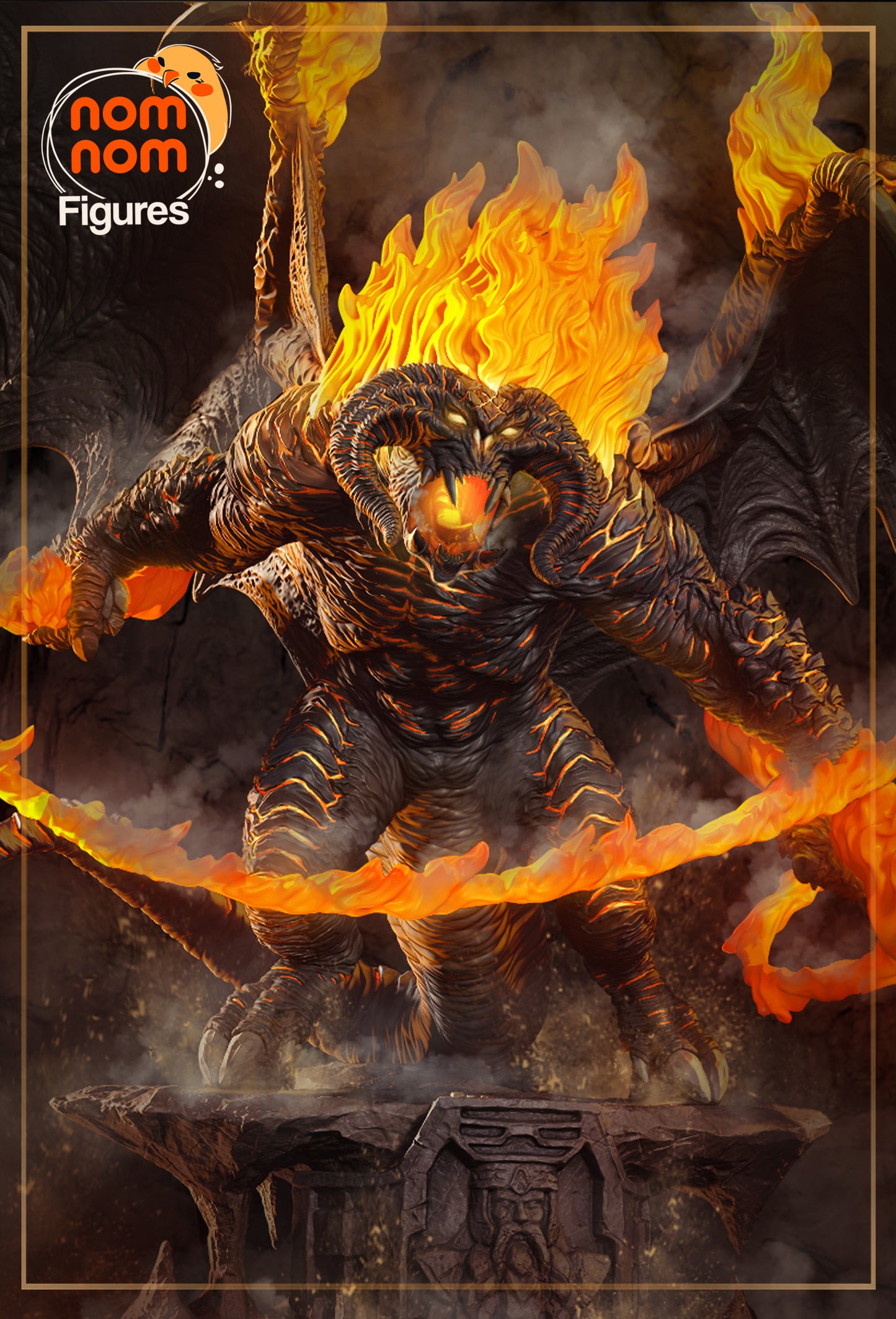 Balrog (LOTR) 3d Printed Model Kit - 1:10 scale