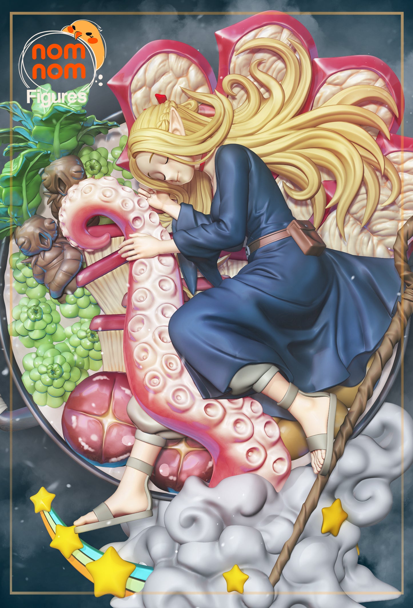 Marcille (Delicious in Dungeon) 3d Printed Model Kit - 1:10 and Mini
