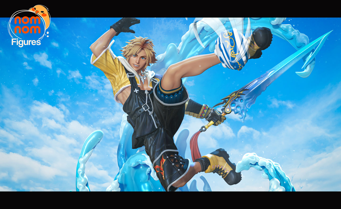 Tidus (Final Fantasy X) 3d Printed Model Kit - 1:10