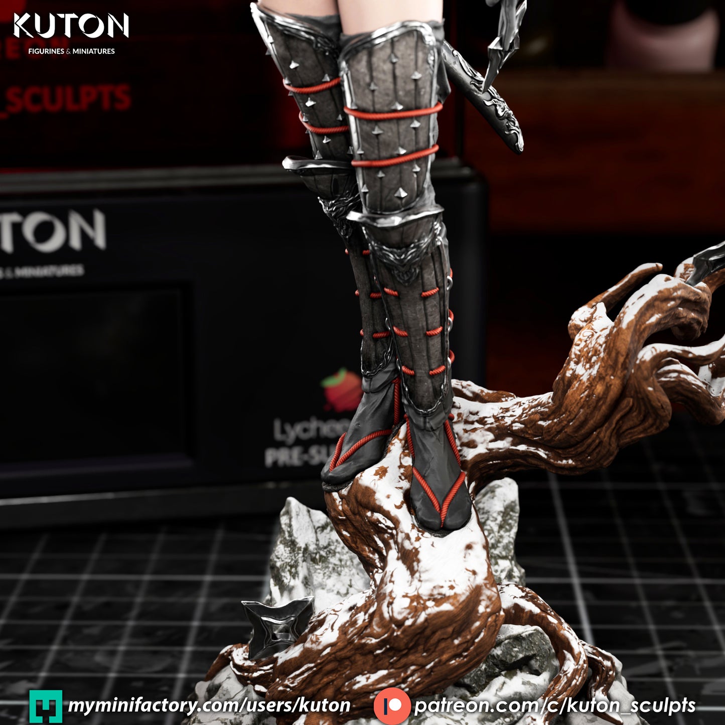 Batgirl Ronin 3D Printed Statue / Bust 10 Scale Model kit