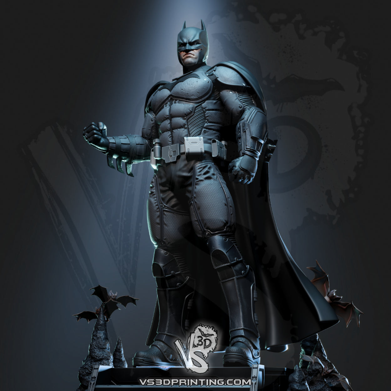 Batman - Arkham Origins -3D Printed Model Kit Statue  Unpainted and Unassembled