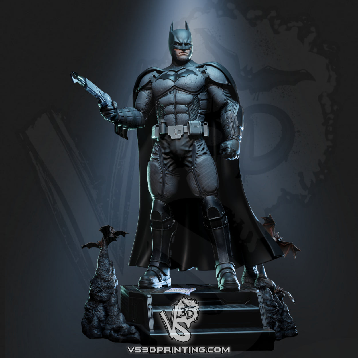 Batman - Arkham Origins -3D Printed Model Kit Statue  Unpainted and Unassembled