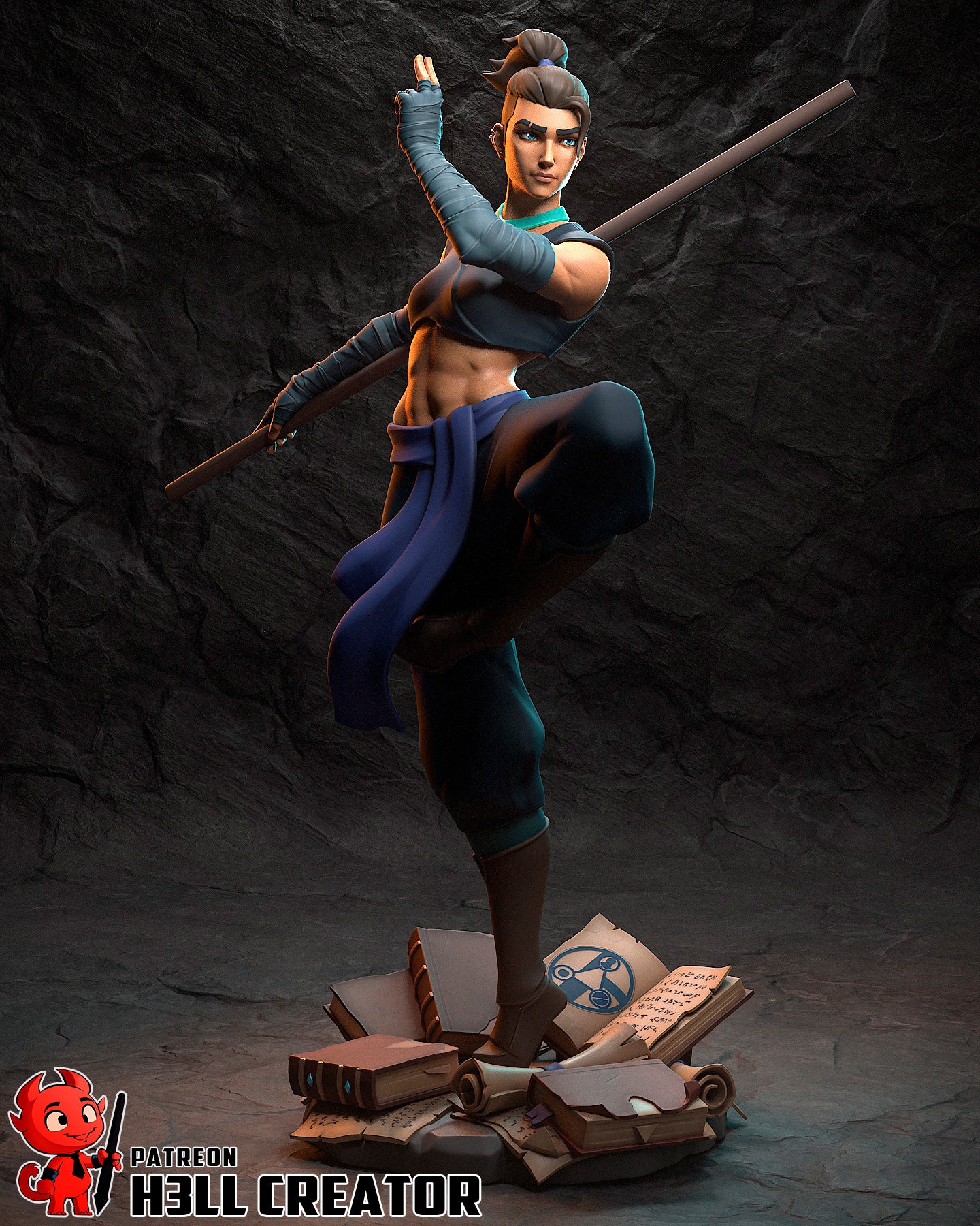 Beauregard (Critical Role) - 3D Printed Fan Art Model Kit