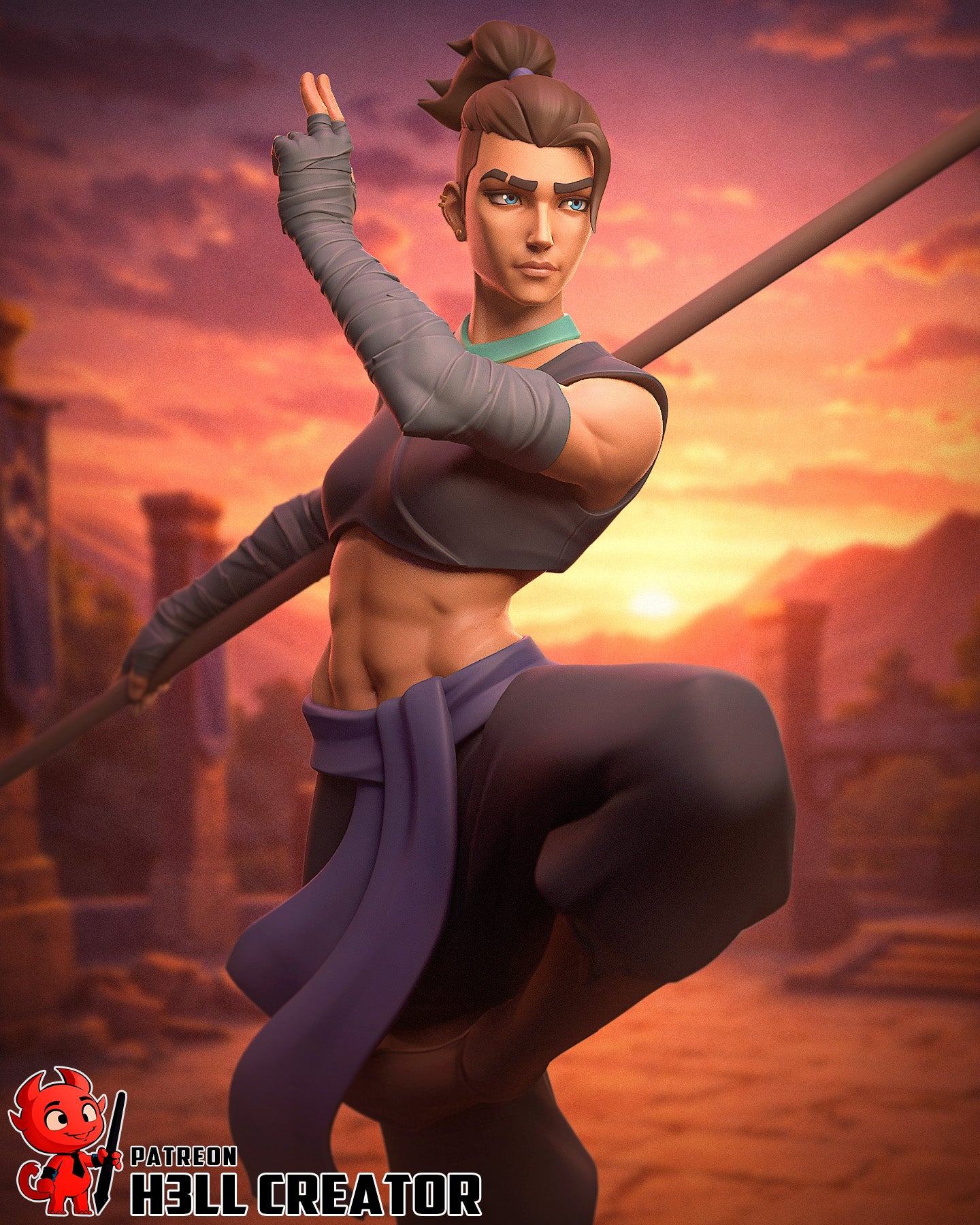 Beauregard (Critical Role) - 3D Printed Fan Art Model Kit