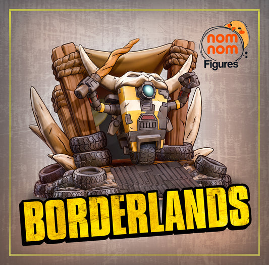 Chibi - Claptrap - Borderlands 3D Printed Statue Model Kit