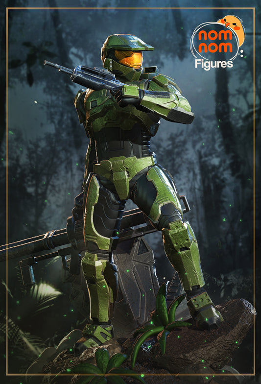 Master Chief (Halo 2) - 3D Print - Model Kit - (Nom Nom)