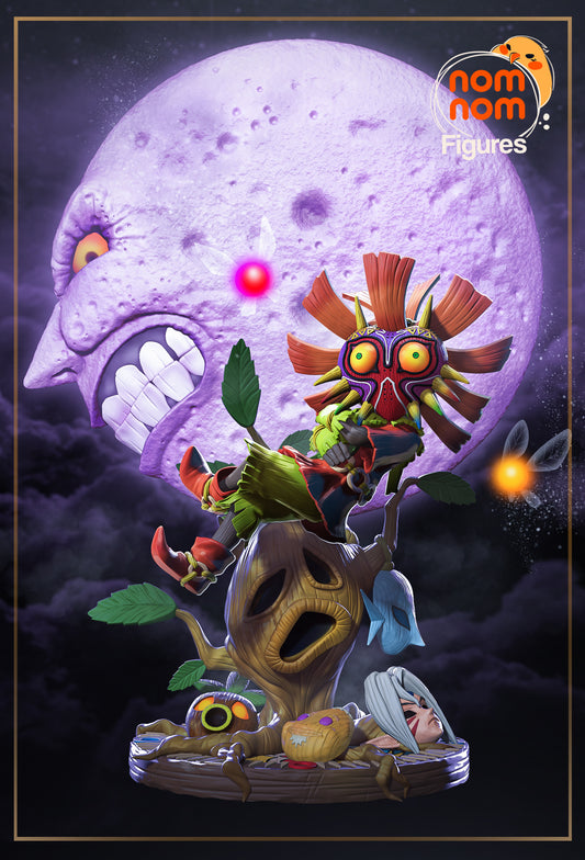 Skull Kid (Zelda) - 3D Print - Model Kit - 10 scale (Nom Nom)