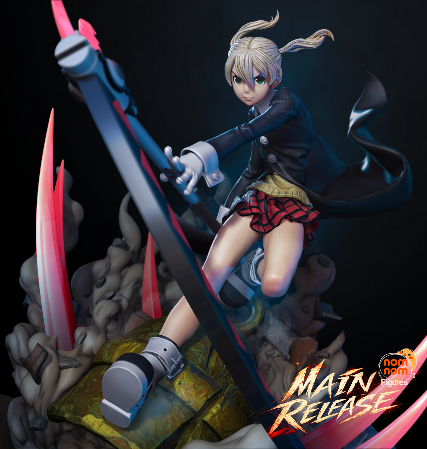 Maka - Soul Eater 3d Printed Statue 10 Scale