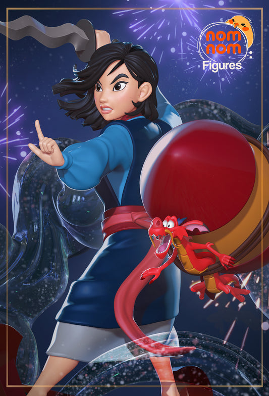 Mulan - 3D Print - Model Kit - 10 scale (Nom Nom)