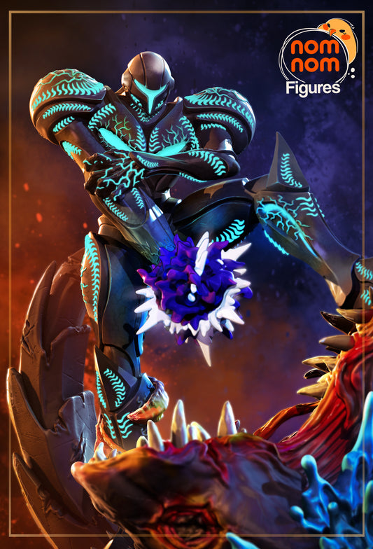 Dark Samus (Metroid Prime) 3d Printed Model Kit