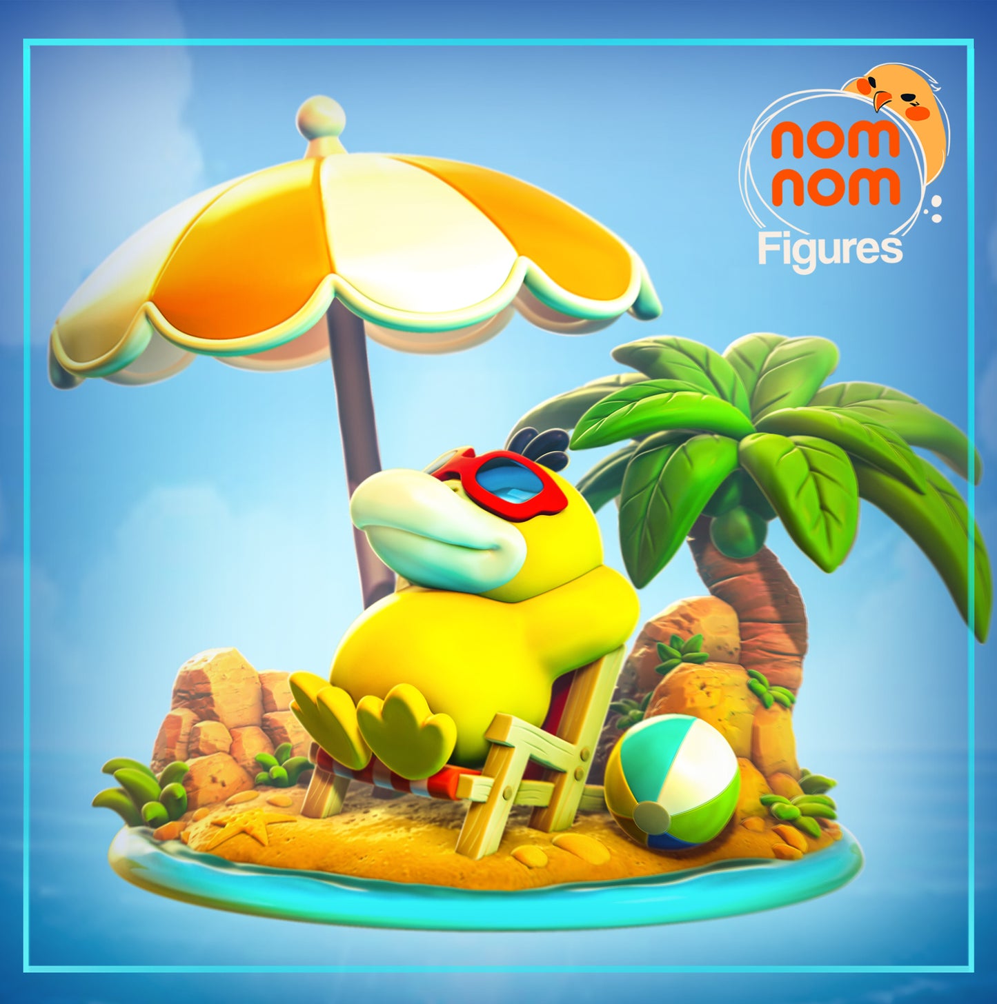 Psyduck (Pokémon) Chibi - 3D Print Fan Art - 82mm