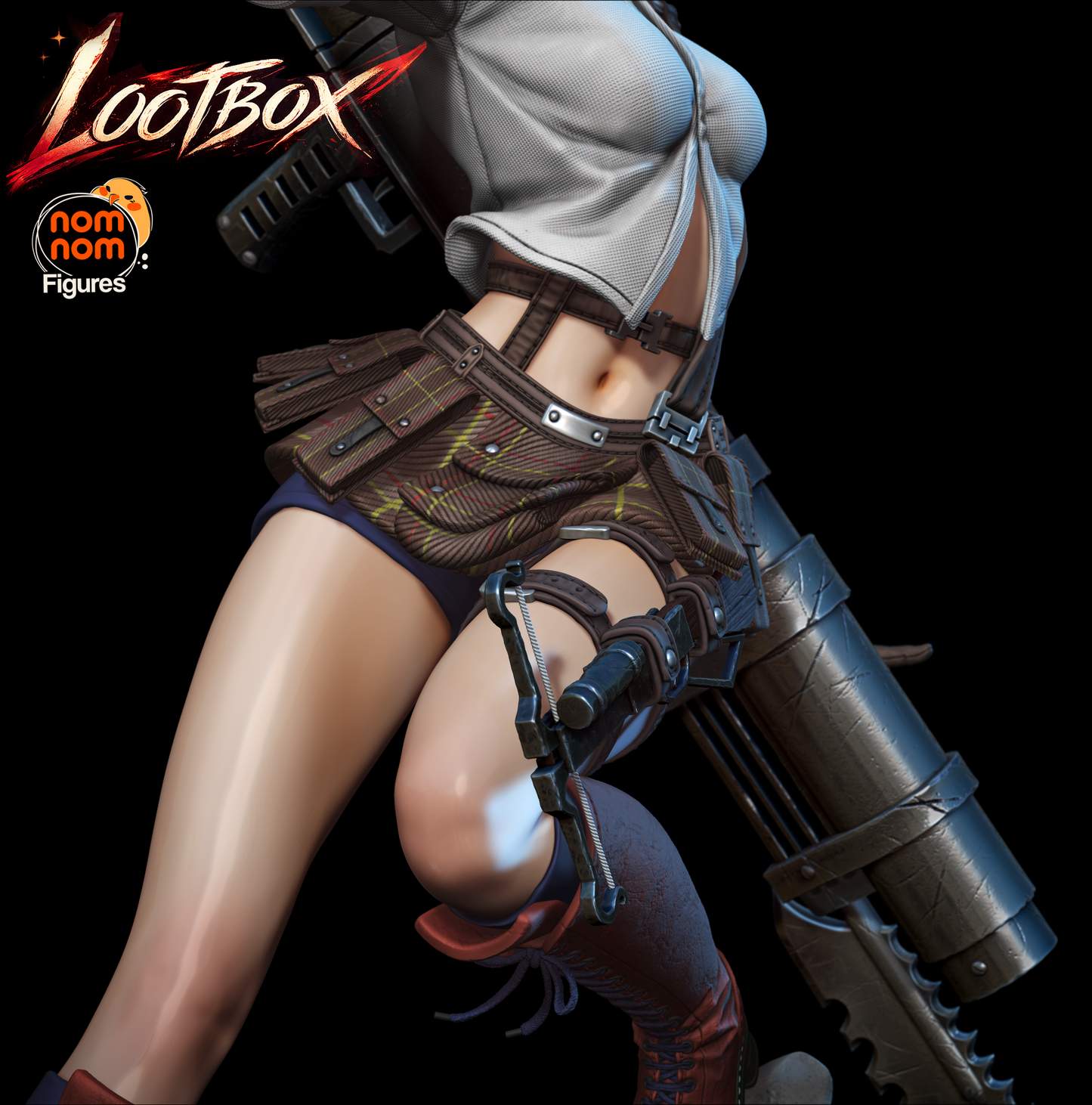 Lady - Devil May Cry - 3D Printed Statue Model Kit