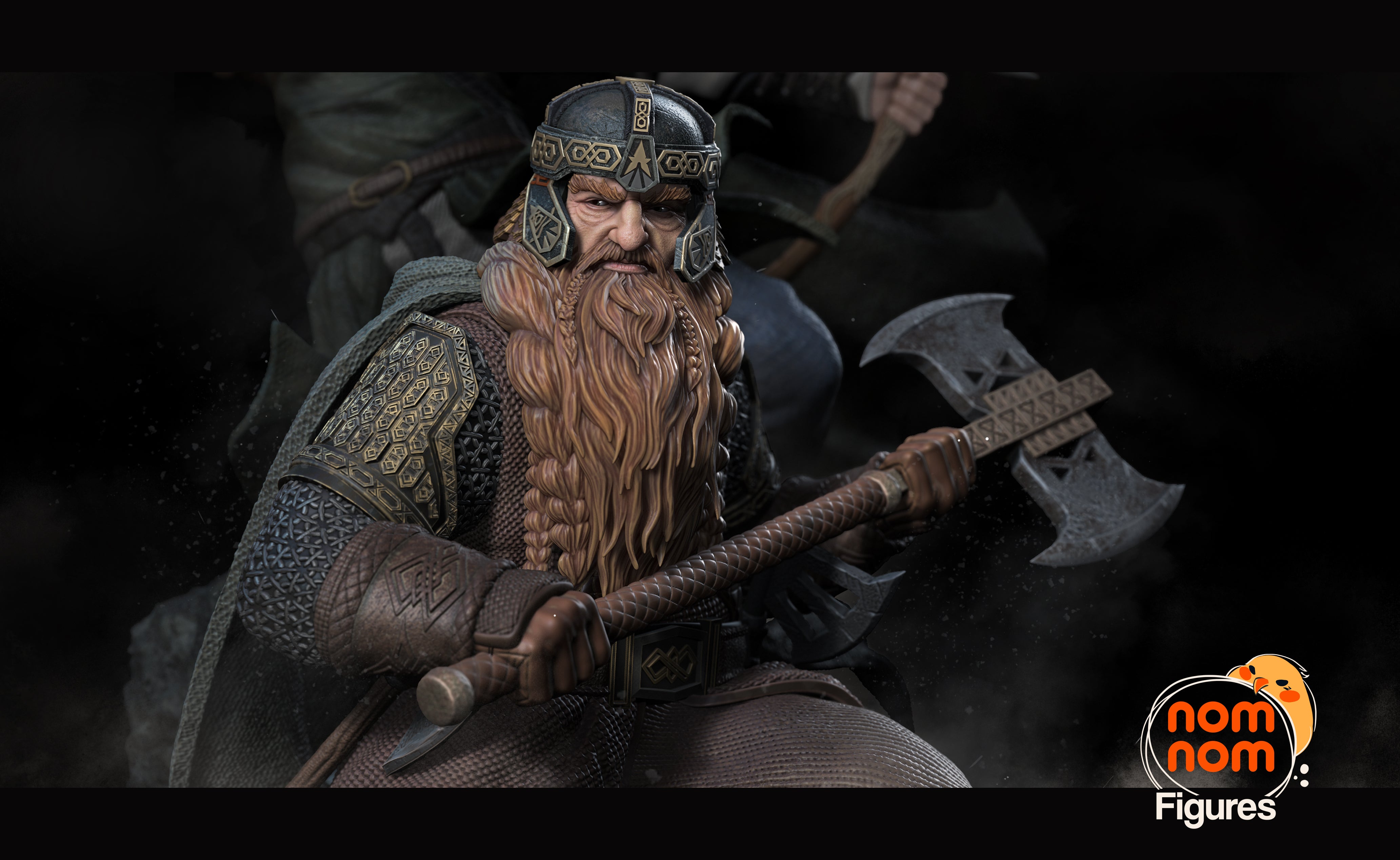 Gimli & Legolas (Lord of the Rings) - 3D Print Fan Art - Various Scales