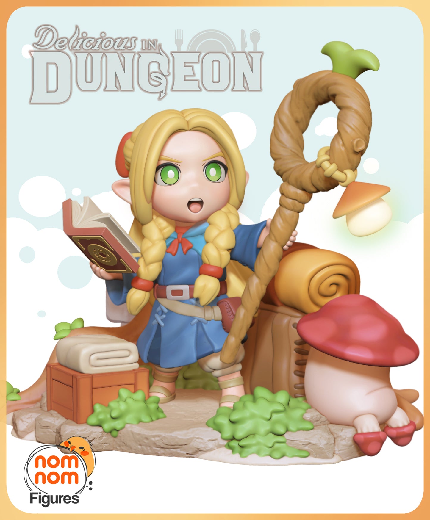 Chibi Marcille (Dungeon Meshi) - 3D Print - Model Kit - (Nom Nom)