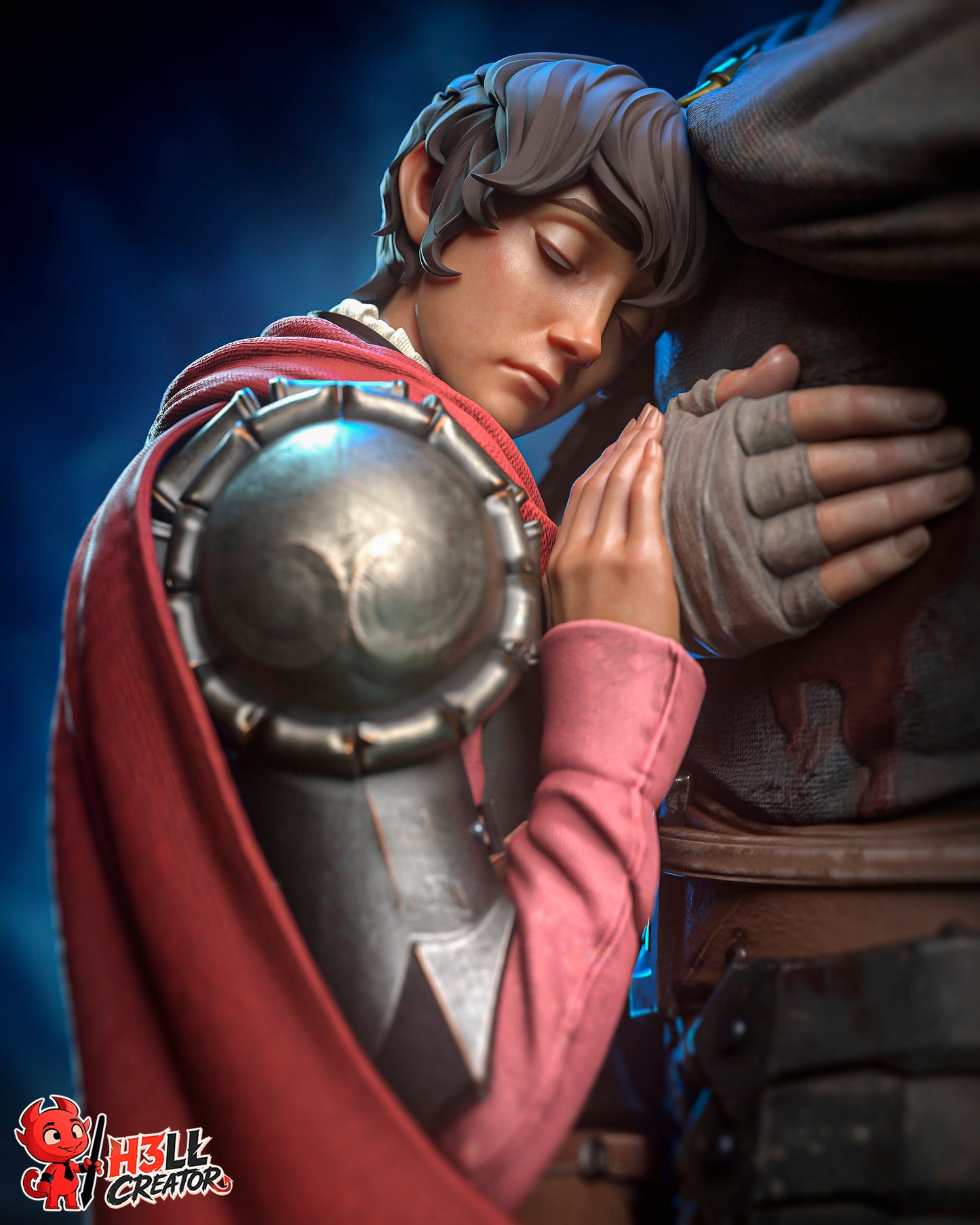 Guts and Casca Berserk - 3D Printed Statue - 10 Scale