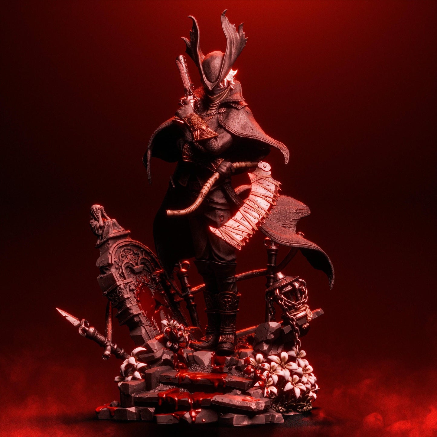 The Hunter - 3D Printed Model Statue Kit -6 and 9 scale