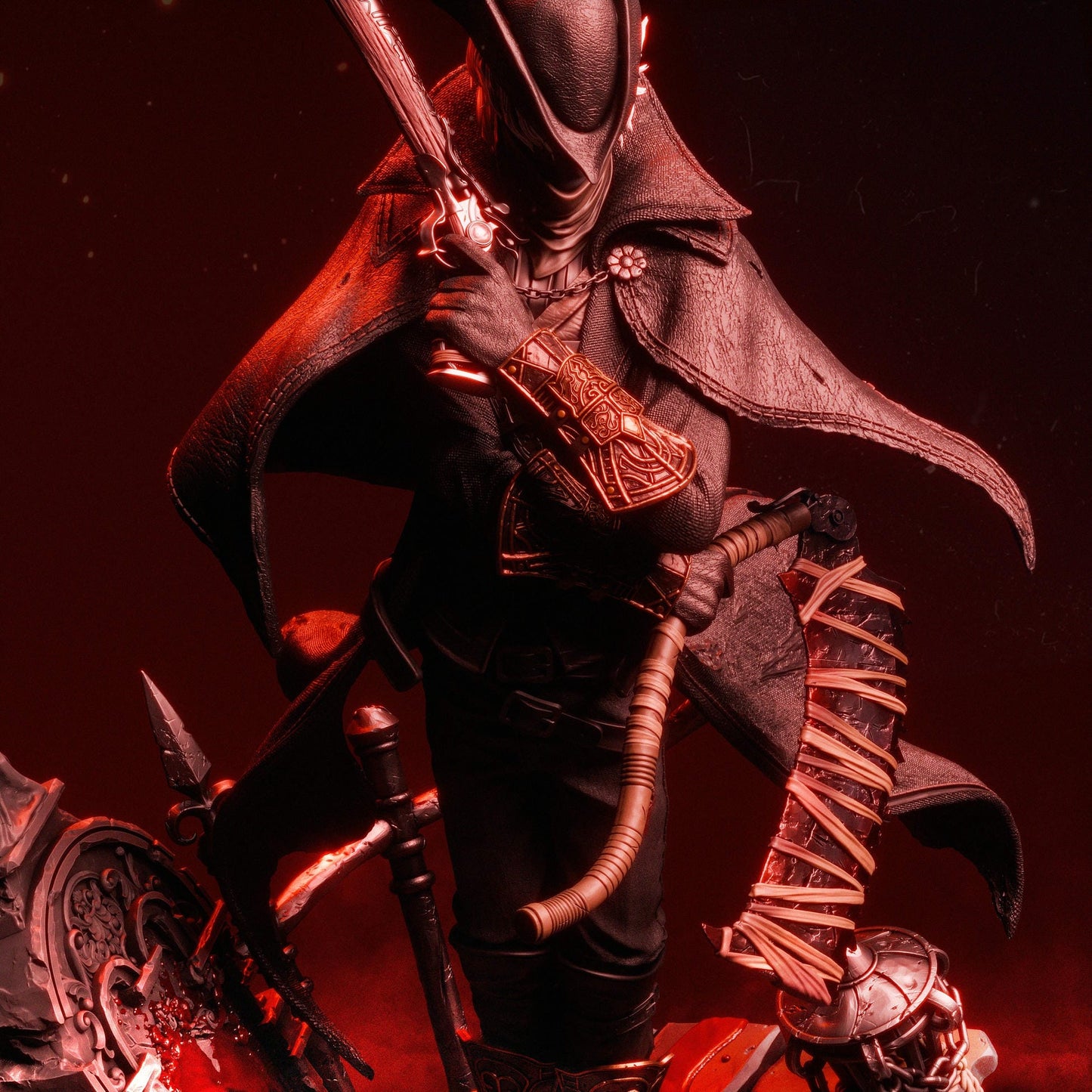 The Hunter - 3D Printed Model Statue Kit -6 and 9 scale