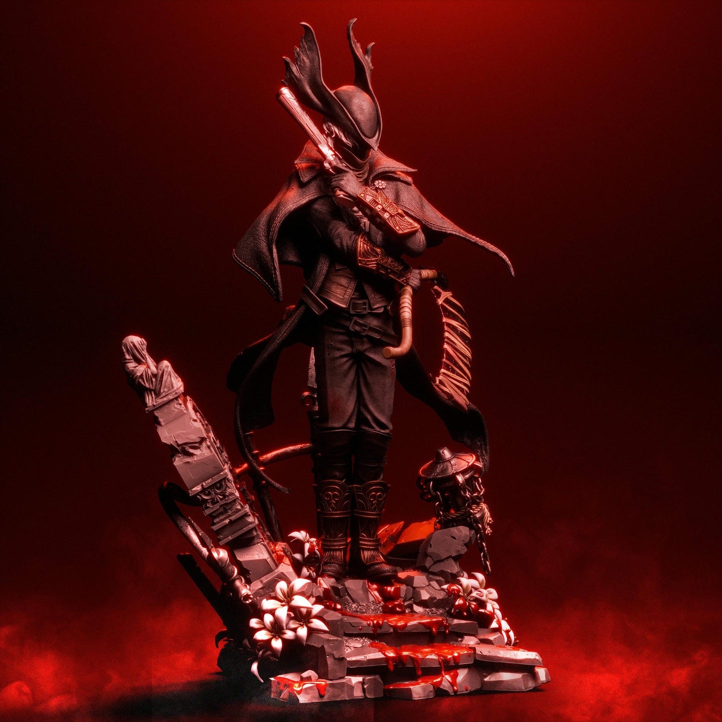 The Hunter - 3D Printed Model Statue Kit -6 and 9 scale