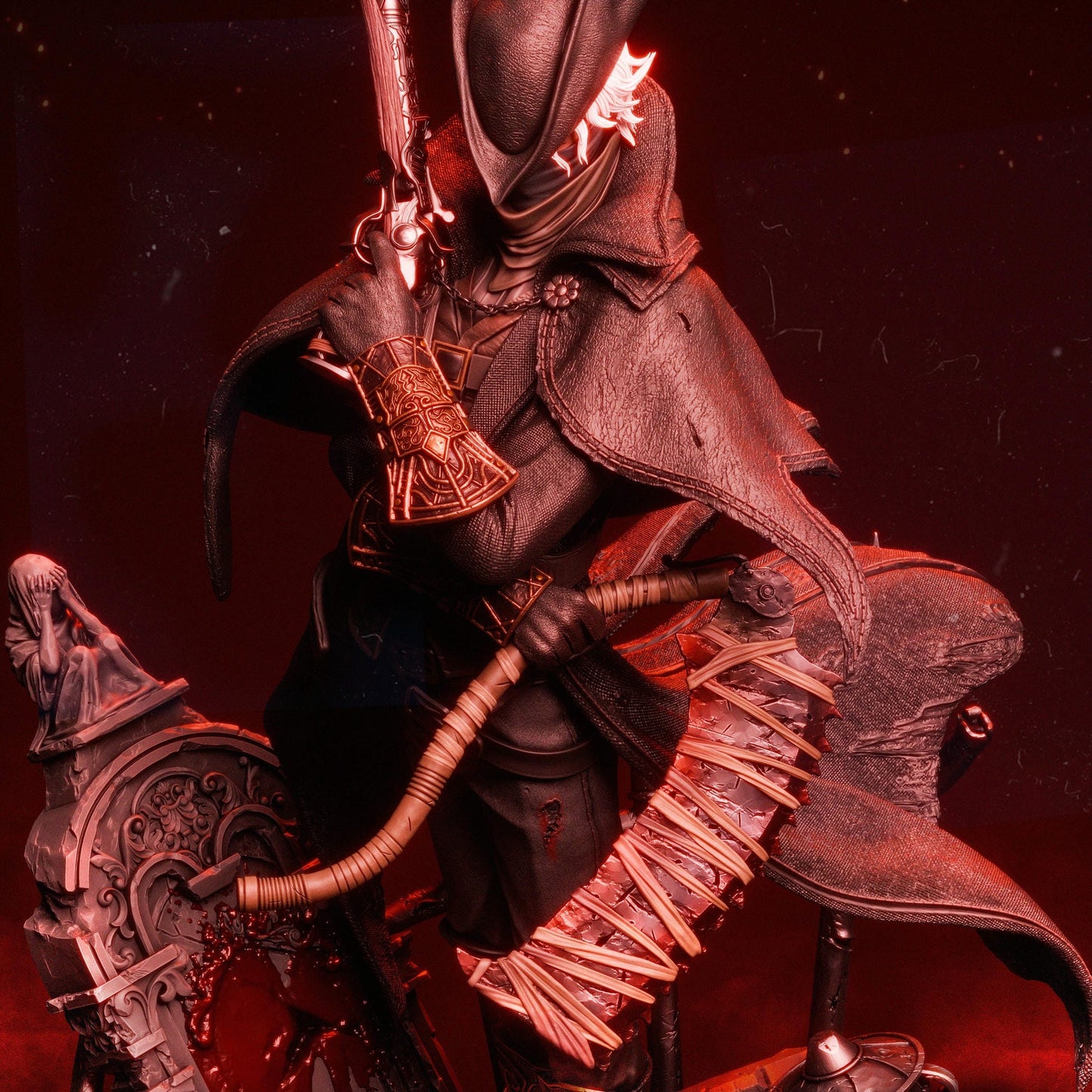 The Hunter - 3D Printed Model Statue Kit -6 and 9 scale