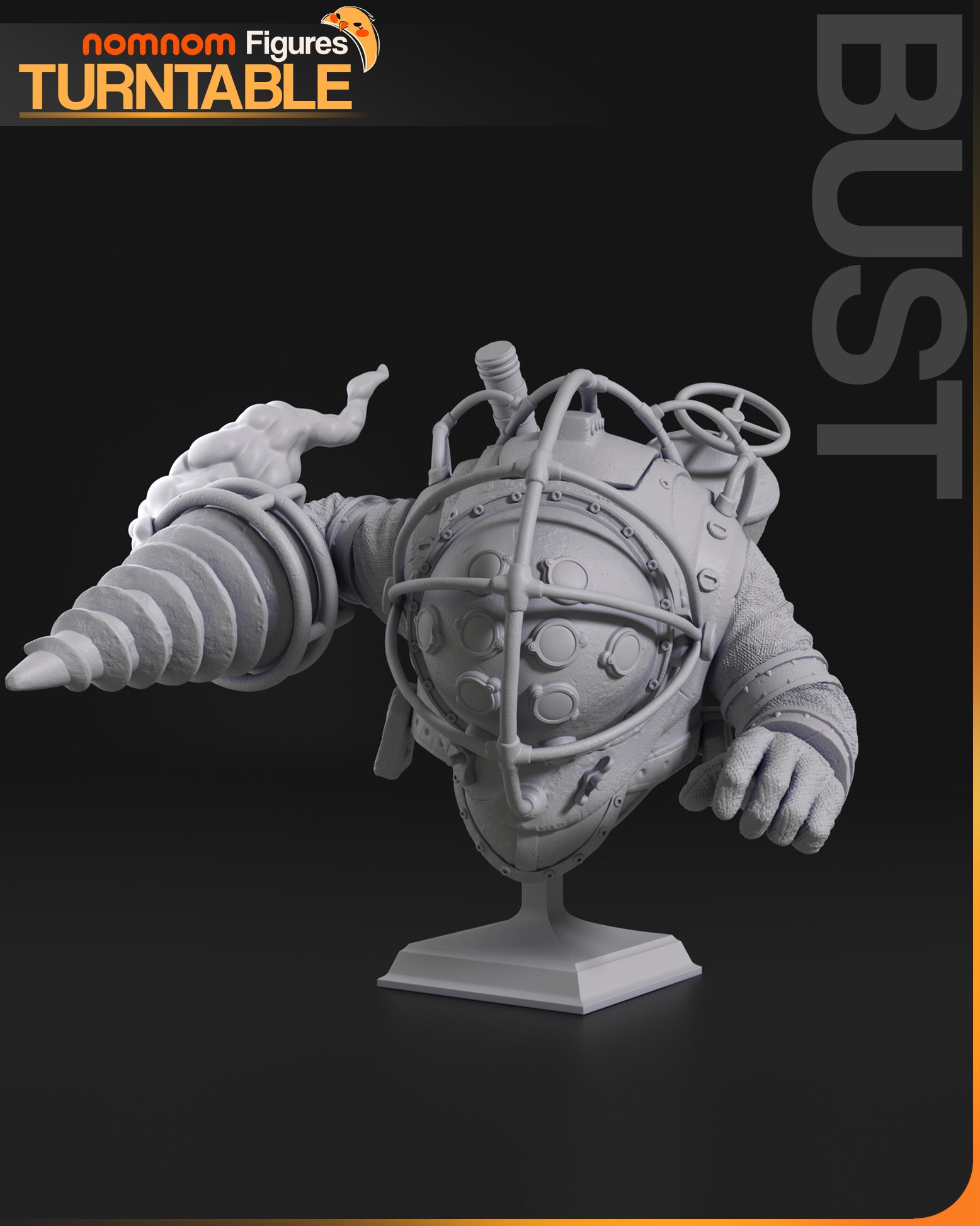 Bouncer (Bioshock) - 3D Print Fan Art - Various Scales