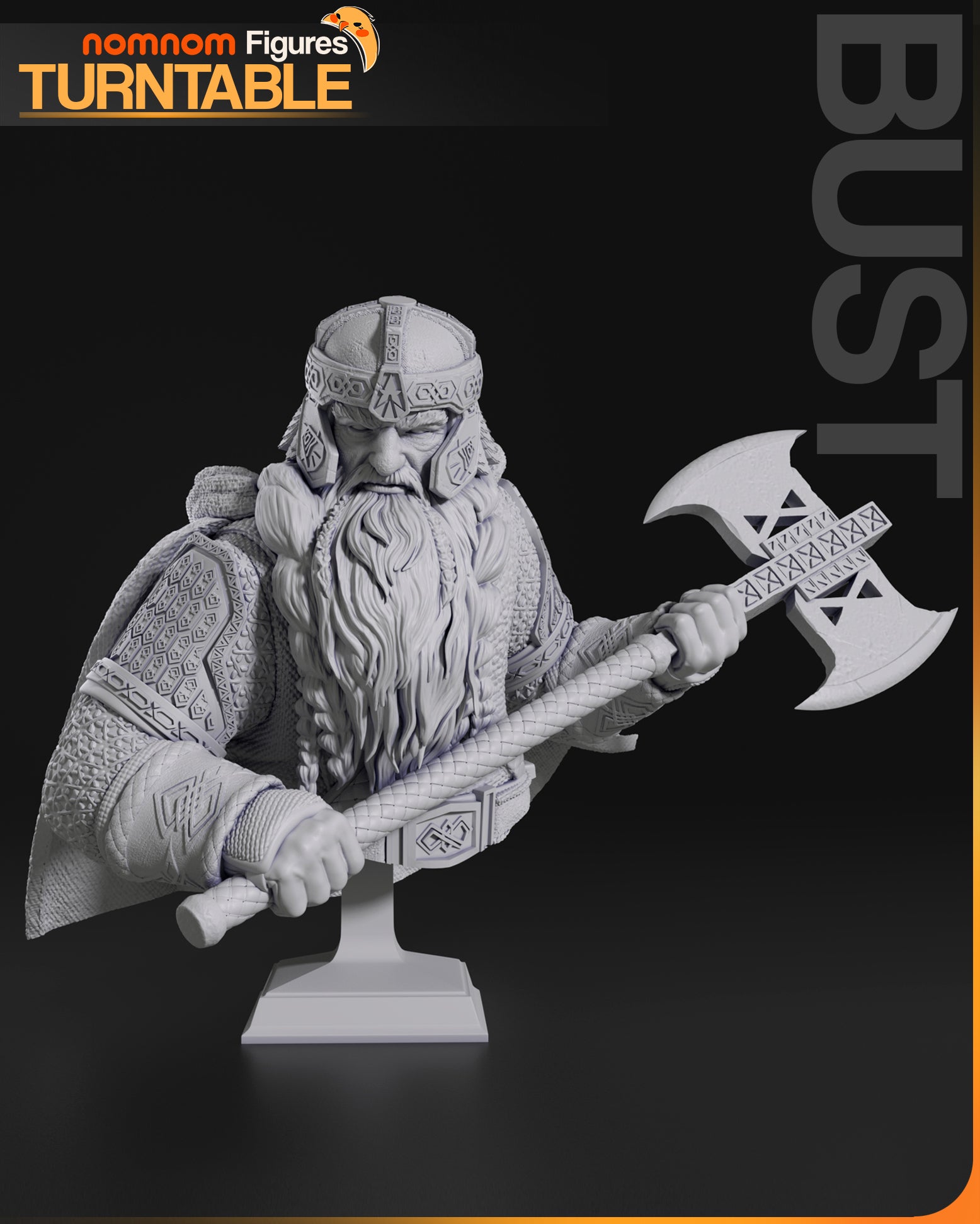 Gimli & Legolas (Lord of the Rings) - 3D Print Fan Art - Various Scales