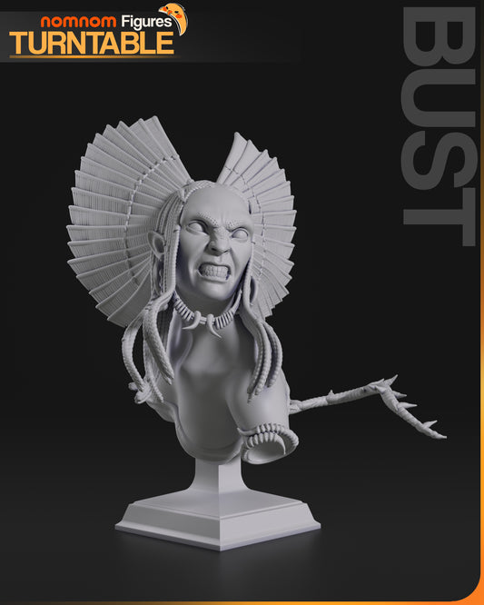 READY TO POST Varang BUST (Avatar) 3d Printed Model Kit