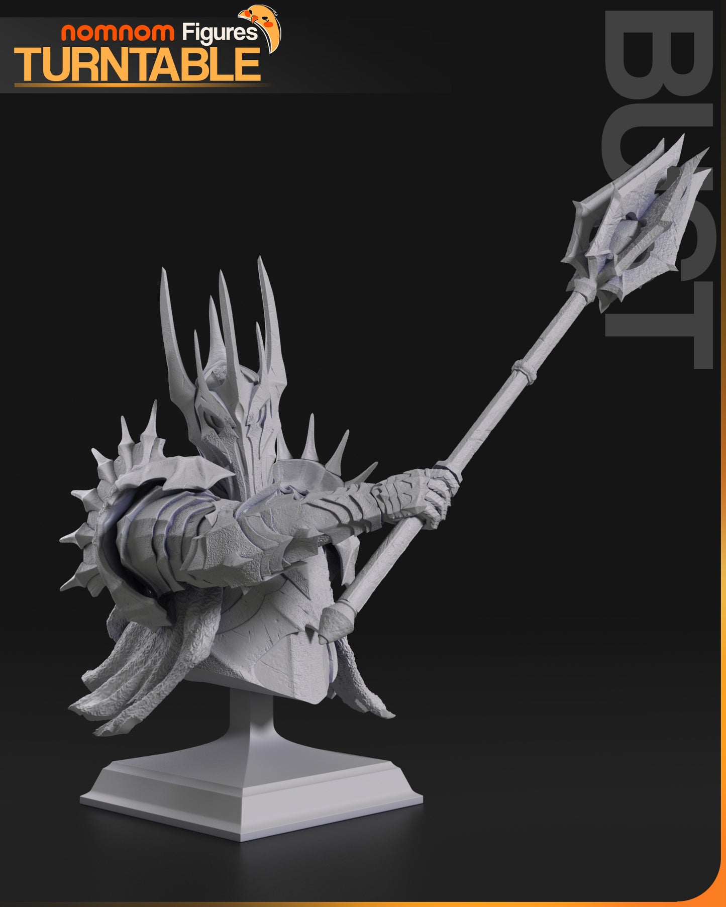 Sauron (Lord of the Rings) 3D Print Fan Art - 10 Scale - Full / Mini / Bust