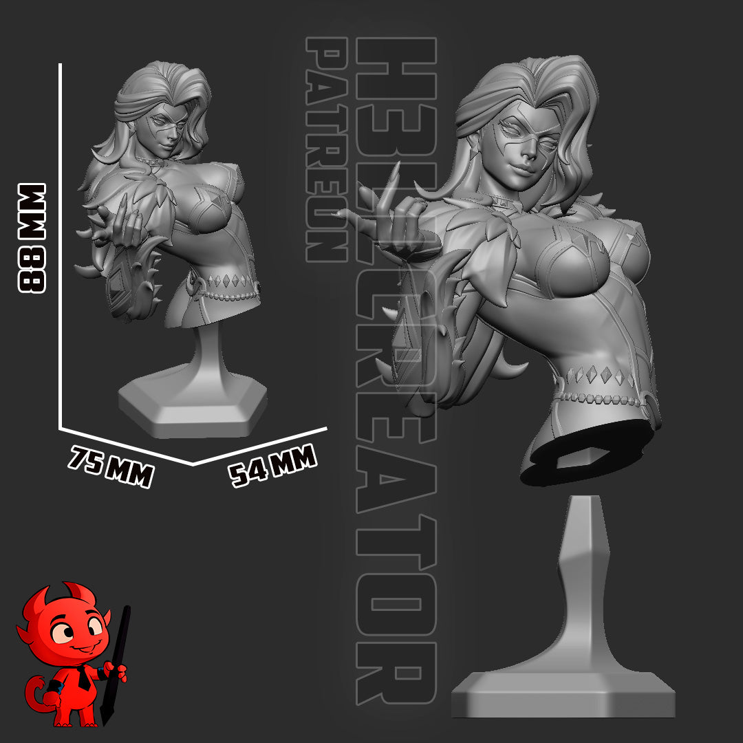 Black Cat 10 Scale 3D Printed Statue / Bust Kit