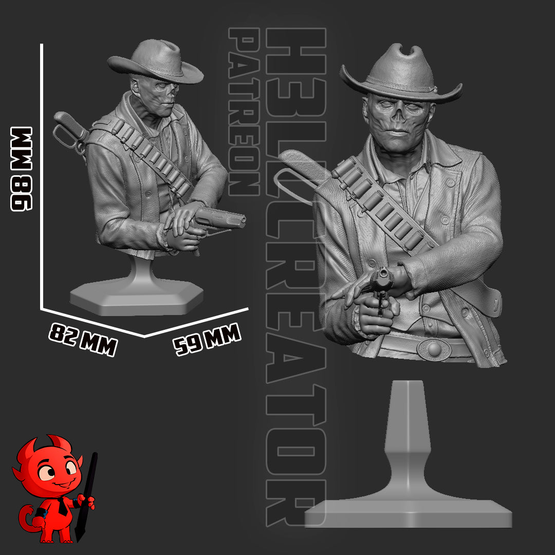 The Ghoul - 10 Scale - Fallout-  3D Printed Model Kit 1:10 Scale