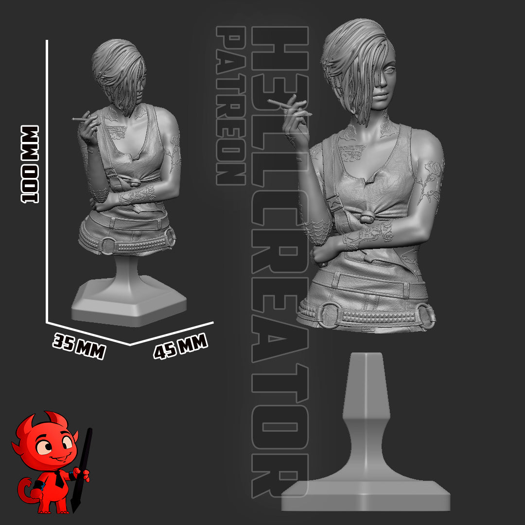 Judy Alvarez (Cyberpunk 2077) - 3D Printed 1:10 Fan Art Model Kit