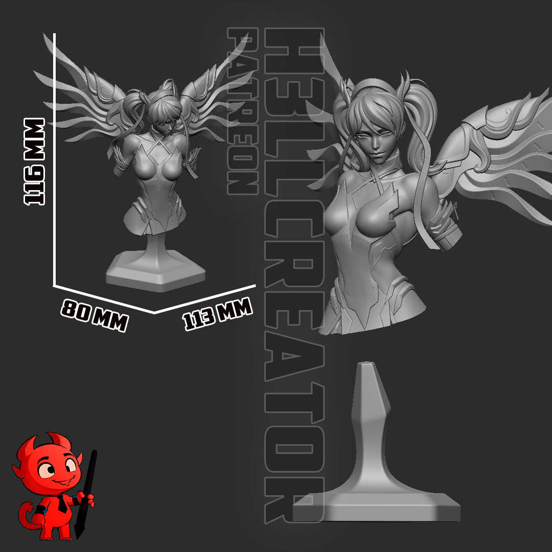Pinky Mercy (Overwatch) - 3D Printed Fan Art Model Kit