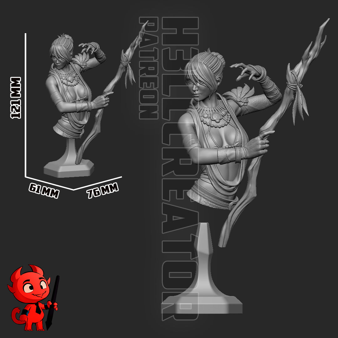 Morrigan (Dragon Age: Origins) - 3D Printed Fan Art Model Kit